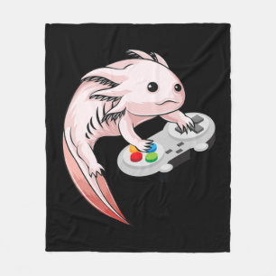 Cobertor De Velo Gamesolotl Axolotl Videos games Kawaii Anime