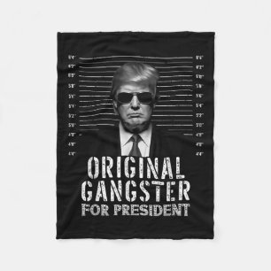Cobertor De Velo Gangster Original Para O Presidente Donald Trump M