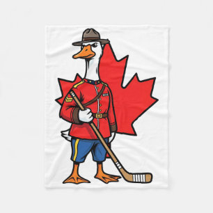Cobertor De Velo Ganso Canadense Montado Hockey Folha de Bordo Cana