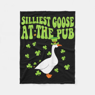 Cobertor De Velo Ganso Mais Bobo No Pub Shamrock St Patricks Day