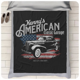 Cobertor De Velo Garagem Personalizada de Carro Clássico de Vintage