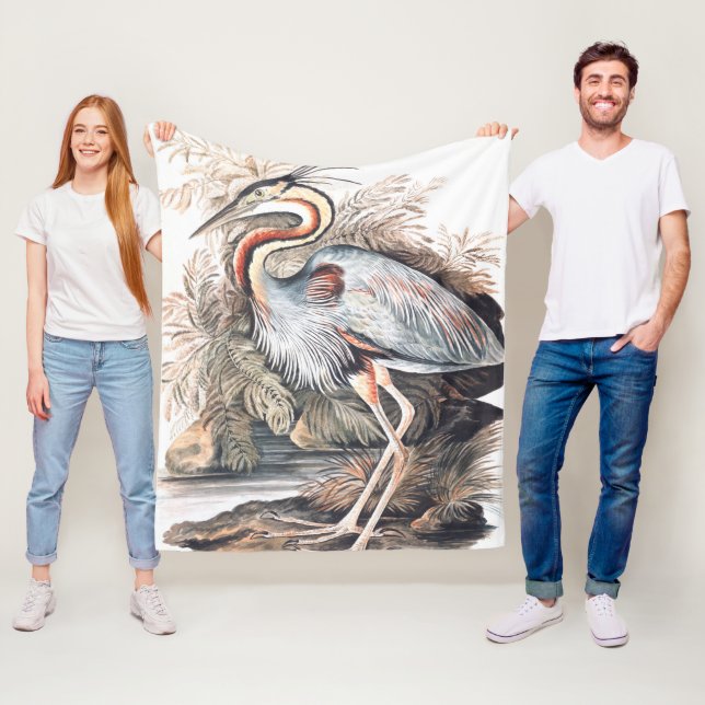 Cobertor De Velo Garça-roxa Elizabeth Gwillim    (In Situ)