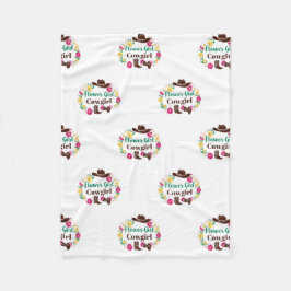 Cobertor De Velo Garota Flor