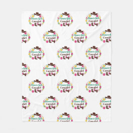 Cobertor De Velo Garota Flor