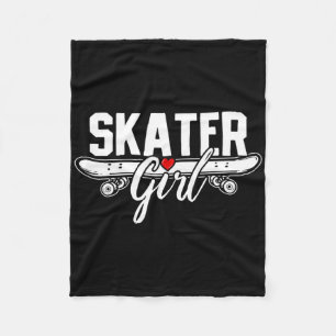 Cobertor De Velo Garota Skate Skateboardando Skatista Skate 