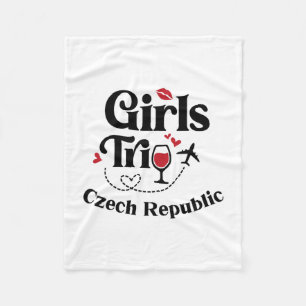 Cobertor De Velo Garotas do Vinho Fofas Viagem República Tcheca Vac