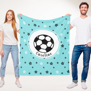 Cobertor De Velo Garotas Esportivas Cuta de Futebol - Presente Pers