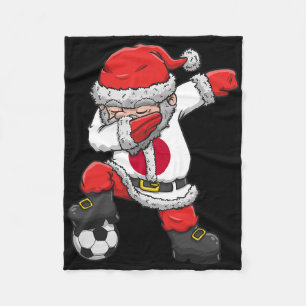 Cobertor De Velo Garoto do Futebol Dabbing Papai Noel Natal Japão F