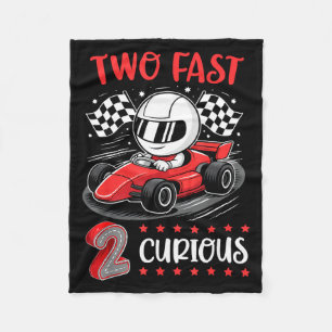 Cobertor De Velo Garoto dois rápido 2 curioso aniversário de 2 anos