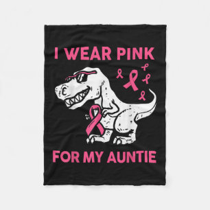 Cobertor De Velo Garoto Eu Visto Rosa Para Minha Tia Cancer De Mama