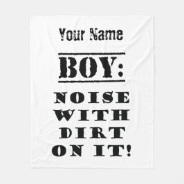 Cobertor De Velo Garoto - Ruído com Sujeira