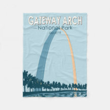 Gateway Arch National Park Vintage