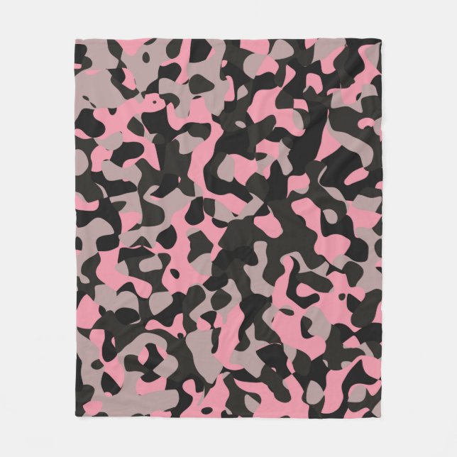 Cobertor De Velo Gatinho Camo (Frente)