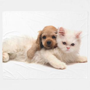Cobertor De Velo Gatinho e Pup
