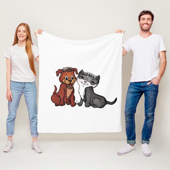 Cobertor De Velo Gatinho e Puppy (In Situ)