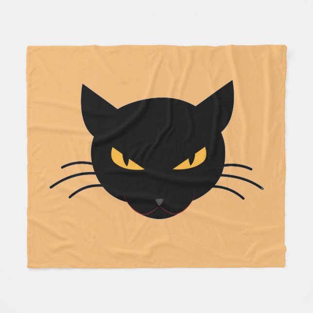 Cobertor De Velo Gatinho mau (Frente (Horizontal))