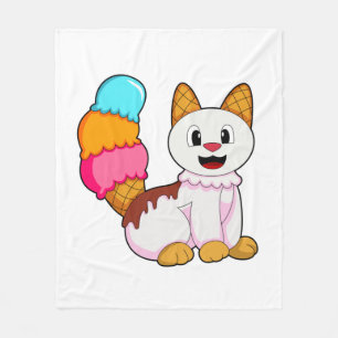 Cobertor De Velo Gato com picolé