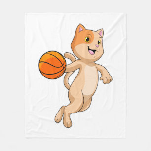 Cobertor De Velo Gato como jogador de basquetebol