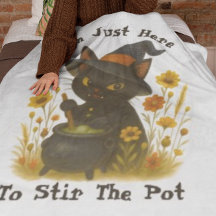 Gato de Halloween - Só estou aqui para agitar o Po