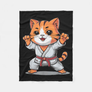 Cobertor De Velo Gato de Jiu Jitsu