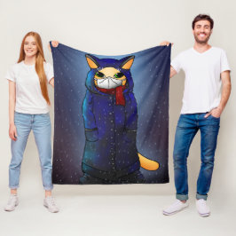 Cobertor De Velo Gato de máscara de chuva noturna