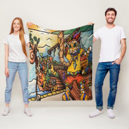 Cobertor De Velo Gato de Merchant Port de Pesca