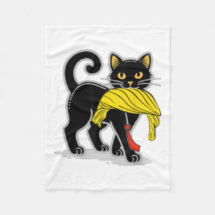 Cobertor De Velo Gato Engraçado Com Cabelo De Trump Na América Flag