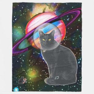 Cobertor De Velo Gato Espacial Cosmo