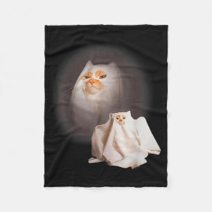 Cobertor De Velo Gato Fantasma Gatinho Fantasma Meme de Gato Divert