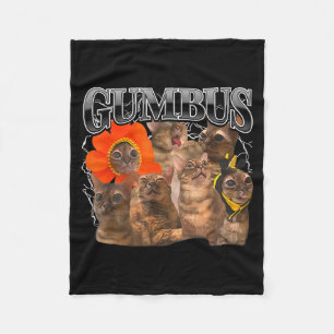 Cobertor De Velo Gato Gumbus Gato Engraçado Gumbus Animal Fofo Gati