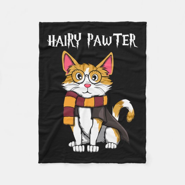 Cobertor De Velo Gato Mágico Com Gles Que Gato (Frente)