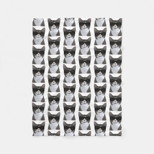 Cobertor De Velo Gato Mais Legal Na Cidade (Frente)