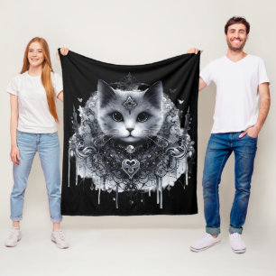 Cobertor De Velo Gato Místico