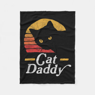 Cobertor De Velo Gato Pai Vintage Oitenta Estilo Cat Retro Distânci