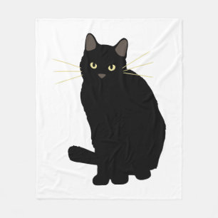 Cobertor De Velo Gato Preto Desenho Gato Negro Gato Gato Mamão