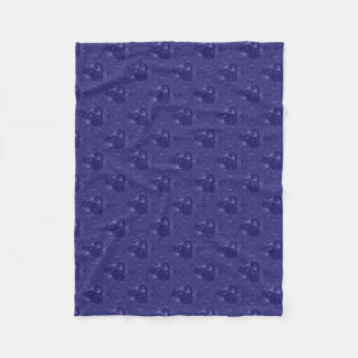 Cobertor De Velo Gato Preto Místico em Roxo Legal