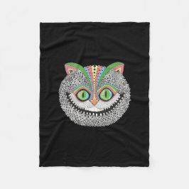 Cobertor De Velo Gato psicadélico de Cheshire