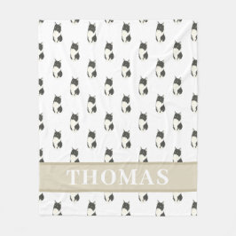 Cobertor De Velo Gato Ragamuffin Tuxedo Doméstico de Pelo Médio