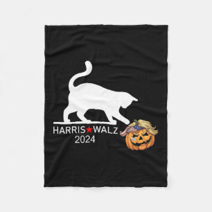 Cobertor De Velo Gato Senhoras Para Kamala Harris Engraçada Cabelo