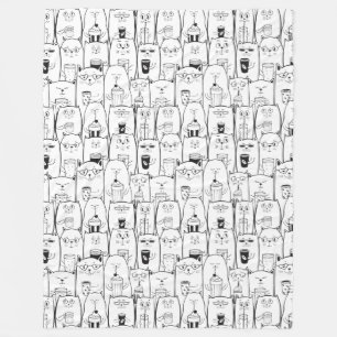 Cobertor De Velo Gatos Adoráveis