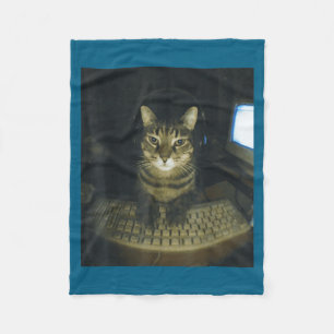 Cobertor De Velo Gatos Amantes de Gamer Sério Engraçado Gato Macho 