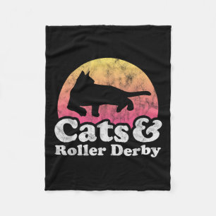 Cobertor De Velo Gatos E Rolos Derby Mens Ou Gatos De Mulheres