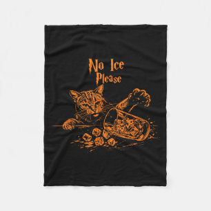 Cobertor De Velo Gatos vintage humor gelo meme de gato engraçado ho