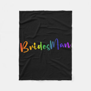 Cobertor De Velo Gay Lgbt Festa de casamento Bridesman Tee Brida