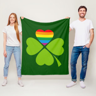 Cobertor De Velo Gay Lucky Clover