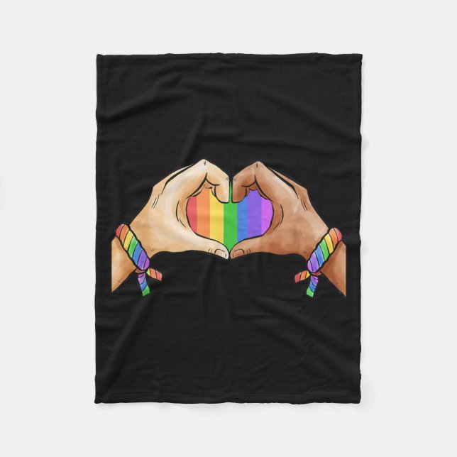Cobertor De Velo Gay Pride Clothing LGBT Rainbow Flag Pride Month (Frente)