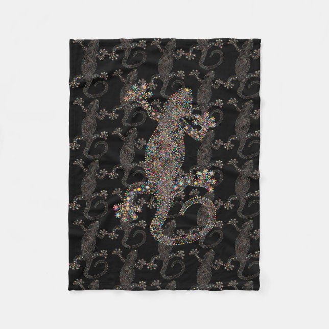 Cobertor De Velo Gecko LIZARD ART (Frente)
