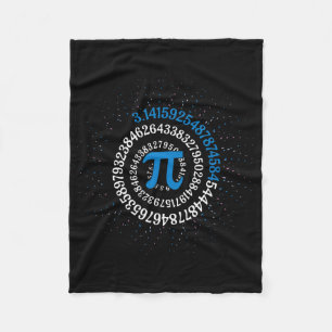 Cobertor De Velo Geek De Nerd De Matemática Pi Day 3.1415 Irraciona