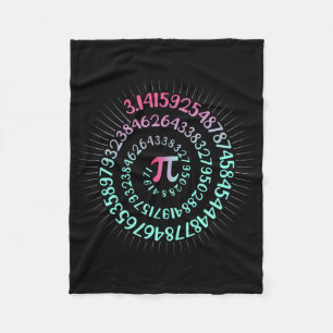 Cobertor De Velo Geek De Nerd De Matemática Pi Day 3.1415 Irraciona