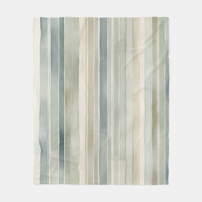 Cobertor De Velo Gelado Verde de Sage Azul Teal (Frente)